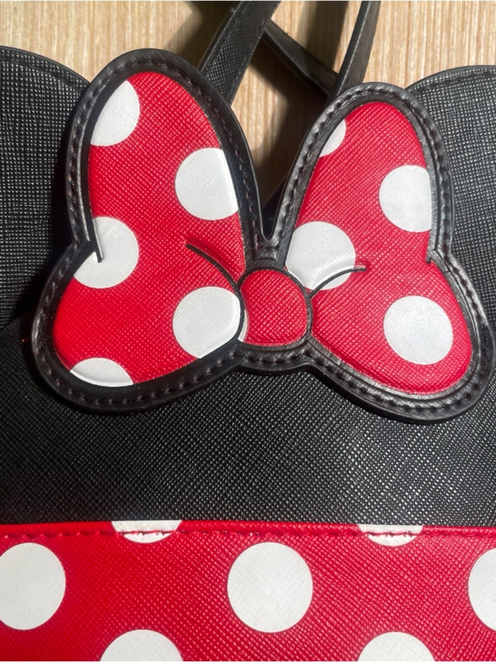 Disney new Red Polka Dot Minnie-Style Crossbody Bag - Picture 8 of 10